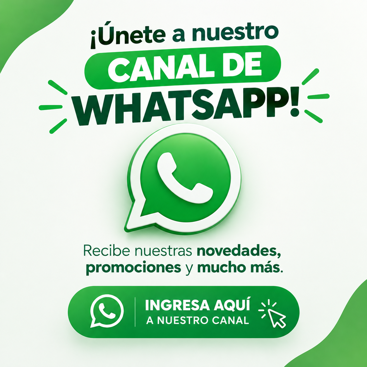 Únete a Nuestro Canal de WhatsApp